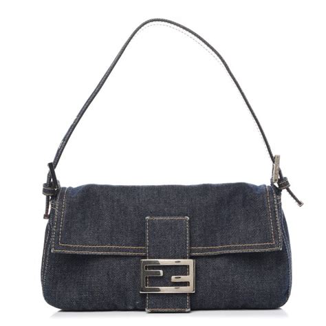 sac baguette fendi selleria|fendi baguette denim.